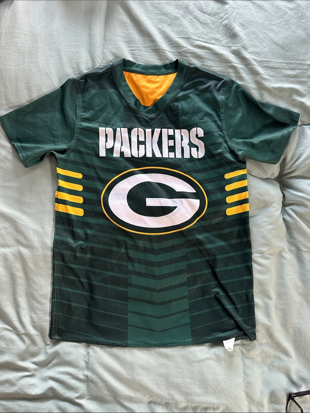 Green Bay Packers NFL Flag reversible jersey